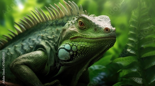 Green iguana photo photo