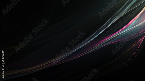 black abstract background with lines