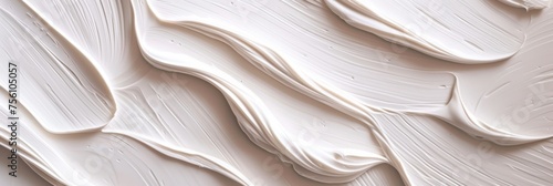 Texture of white creamy spread.