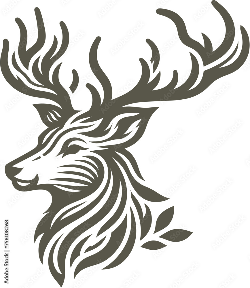 Obraz premium deer vector