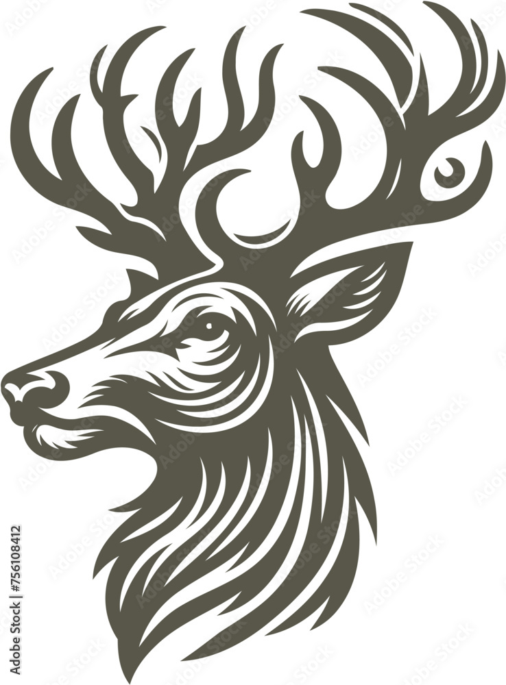 Obraz premium deer vector