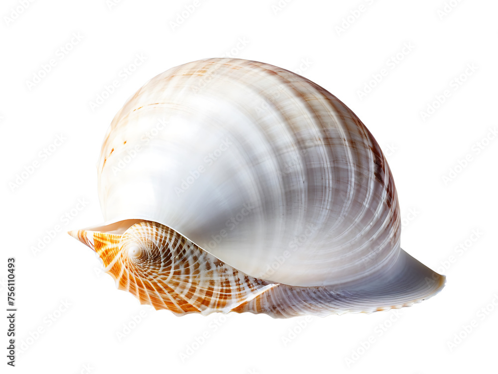 seashell isolated on white seashell isolated on white