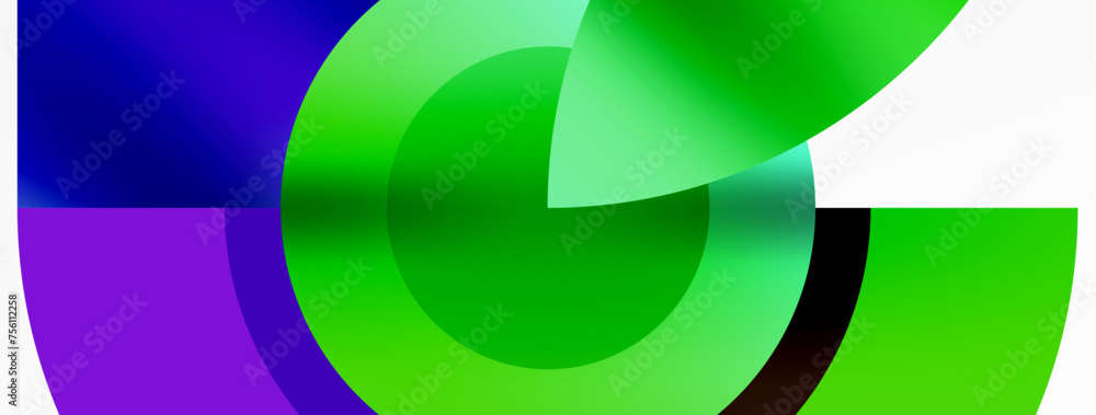 Circle geometric abstract vector background Circle geometric abstract vector background