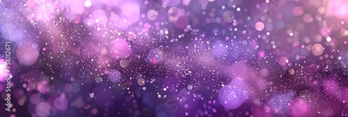 Soft delicate blur bokeh background in dusky violet, powder blue, and silver gray colors