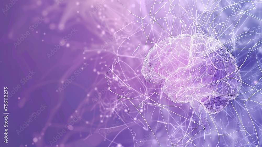 Neural Cell, Complex Neural Networks, Epilepsy, mental health, Alzheimer concept Neural Cell, Complex Neural Networks, Epilepsy, mental health, Alzheimer concept