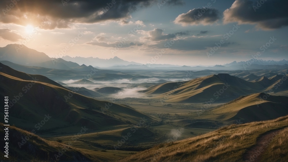 Breathtaking open world landscape that captivates with its stunning views and natural beauty Breathtaking open world landscape that captivates with its stunning views and natural beauty