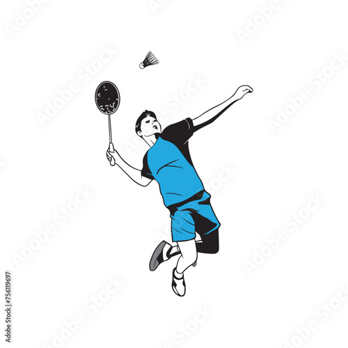 badminton player symbol