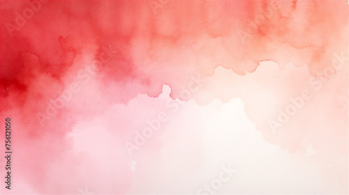 Watercolor Wash in Red Hues 
