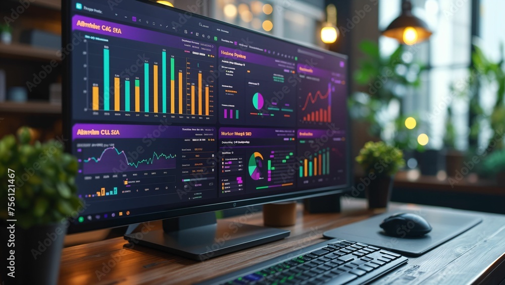 SEO experts optimizing a website, detailed on-screen data analysis, digital marketing in action SEO experts optimizing a website, detailed on-screen data analysis, digital marketing in action
