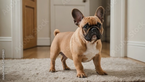 Fawn french bulldog in the living room © QuoDesign