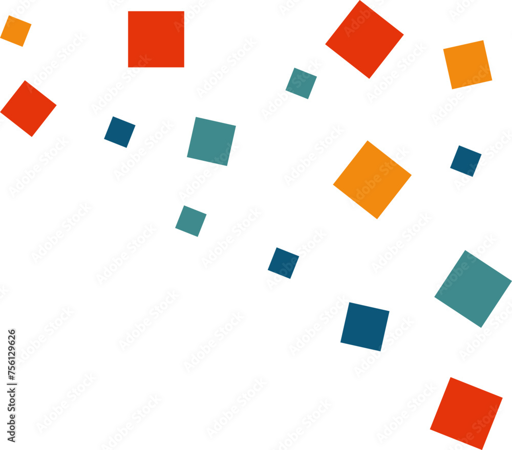 Colorful Confetti Illustration Colorful Confetti Illustration