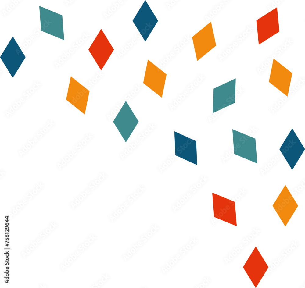 Colorful Confetti Illustration Colorful Confetti Illustration