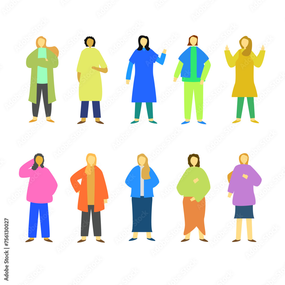 Women Diversity Character Women Diversity Character