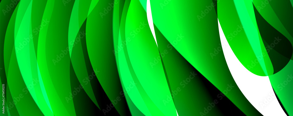 Fototapeta premium Wave lines and dynamic geometric design. Vector Illustration For Wallpaper, Banner, Background, Card, Book Illustration, landing page