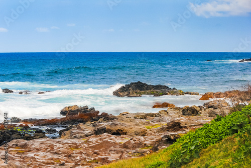 Rocky coastline near Hookipa Beach, Maui © Valeria Venezia
