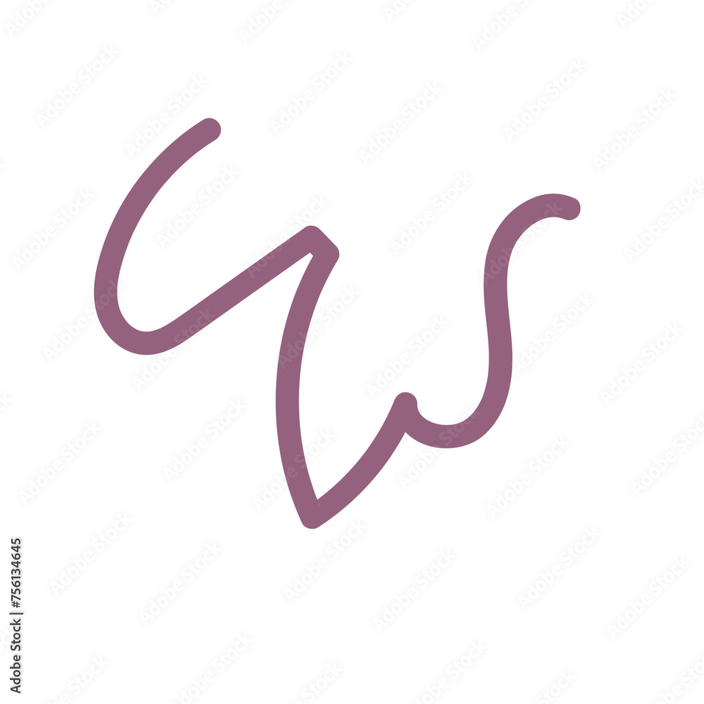 Colourful Squiggly Vector Line Colourful Squiggly Vector Line