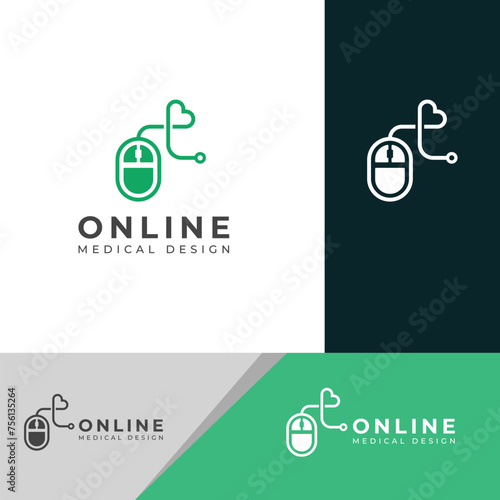 Creative online medical logo design. Medical  healthcare Consulting Logo Design  Template. 