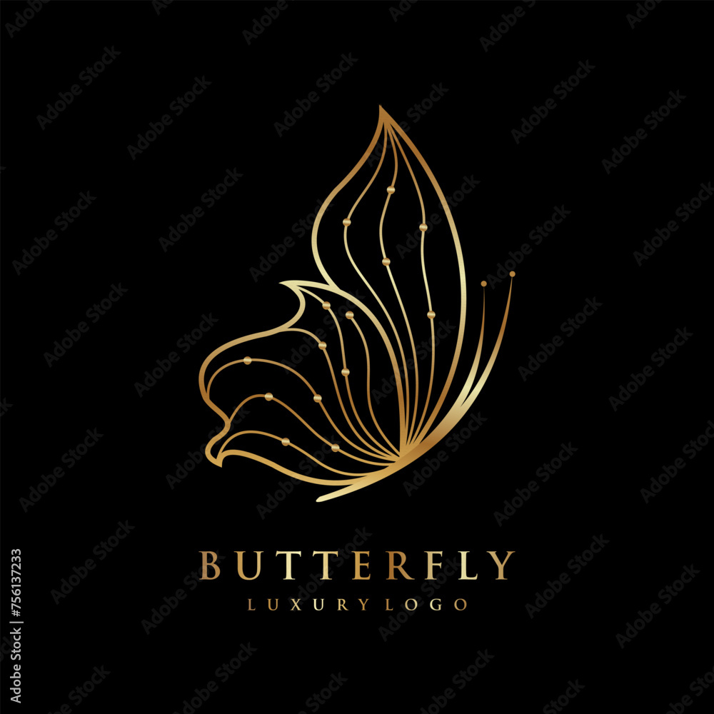 butterfly luxury logo
