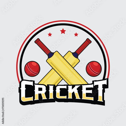 cricket team logo vector free download