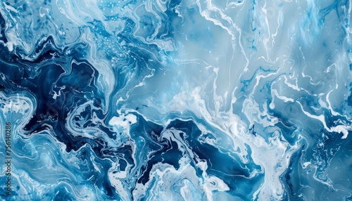 Blue marble background, illustration
