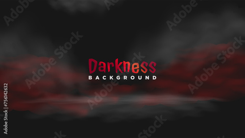 Dark Background with White and Red Smoke Effect. Abstrack Dark and Grey Backgound Easy Editable