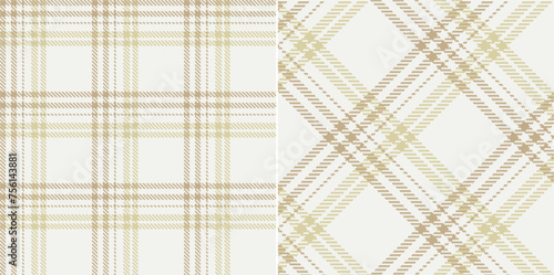 Vector checkered pattern. Tartan, textured seamless twill for flannel shirts, duvet covers, other autumn winter textile mills. Vector Format