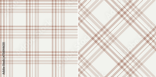Vector checkered pattern. Tartan, textured seamless twill for flannel shirts, duvet covers, other autumn winter textile mills. Vector Format
