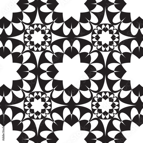 black and white seamless pattern