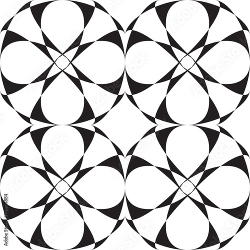 black and white seamless pattern