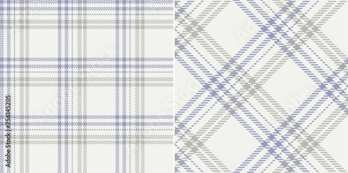 Vector checkered pattern. Tartan, textured seamless twill for flannel shirts, duvet covers, other autumn winter textile mills. Vector Format