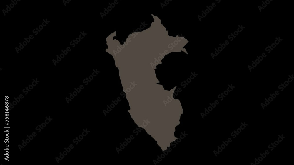Lima Peru earthquake area marker on transparent background Lima Peru earthquake area marker on transparent background
