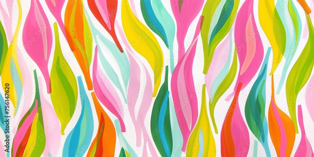 abstrakter Hintergrund in Frühlingsfarben, made by AI