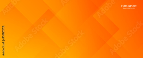 Modern red orange banner background. Yellow and orange gradient with circle halftone pattern curve wave decoration. Graphic design element lines style concept for web, flyer, card cover or brochure