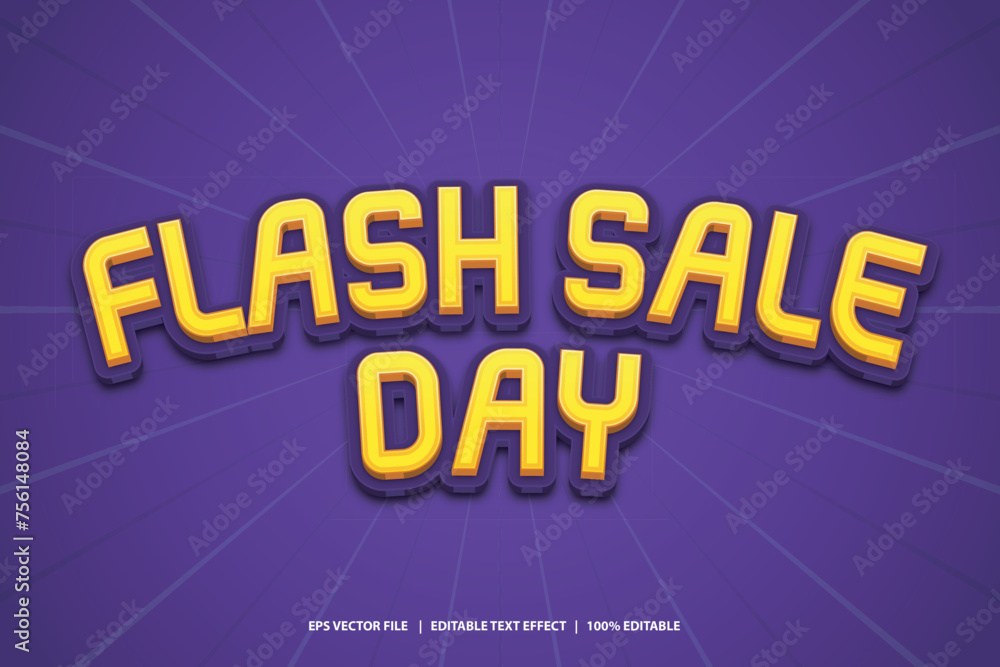 Flash Sale Day Editable Text Effects Flash Sale Day Editable Text Effects