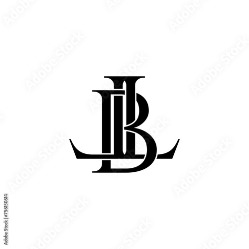 lbl initial letter monogram logo design photo