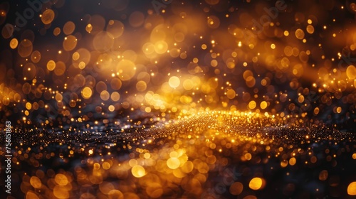gold sparkle glitter abstract background © ANEK
