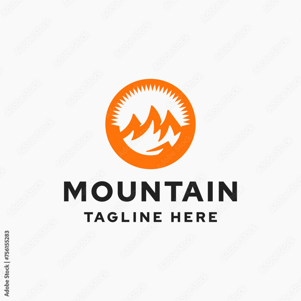 Adventure Mountain Logo Design for business Adventure Mountain Logo Design for business