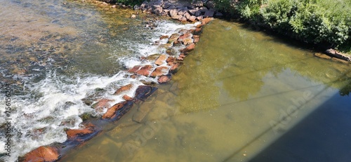 Rushing water in a creek