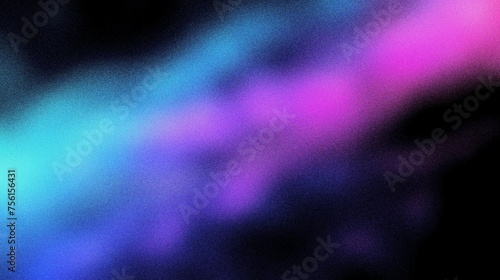 Deep purple, Electric blue, Neon green, gradient background with grain and noise texture