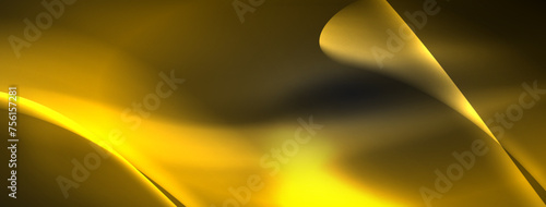 Lines and waves with neon light effect background for wallpaper, business card, cover, poster, banner, brochure, header, website