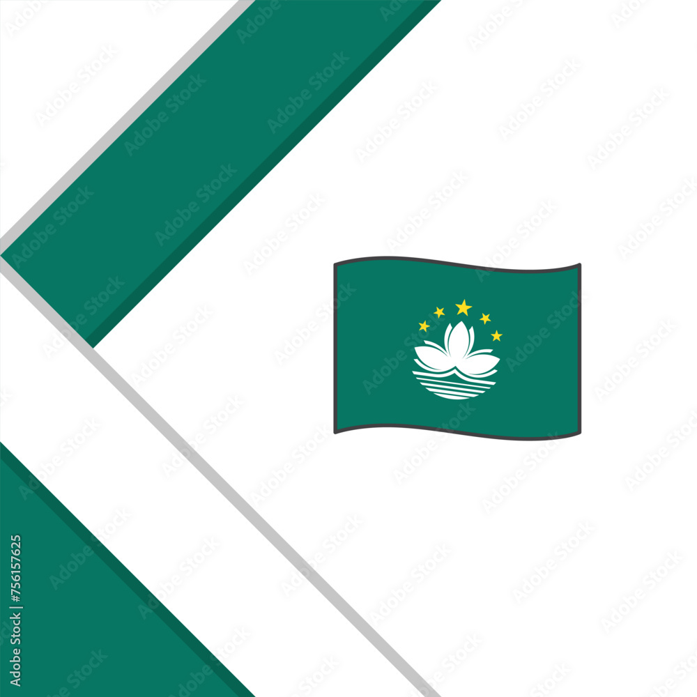 Macau Flag Abstract Background Design Template. Macau Independence Day Banner Social Media Post. Macau Illustration Macau Flag Abstract Background Design Template. Macau Independence Day Banner Social Media Post. Macau Illustration