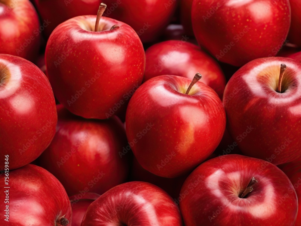 background of red apples, close-up background of red apples, close-up