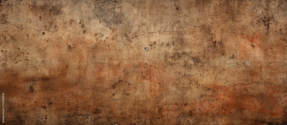 A close up of a brown marble texture with a blurred background, resembling hardwood flooring. The pattern and earthy tones create a unique art piece