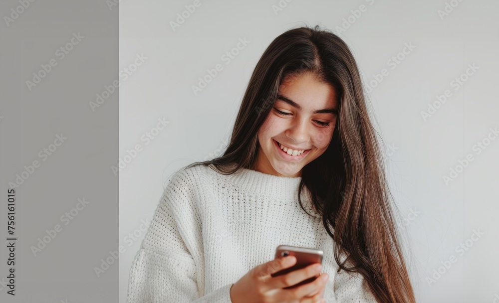 teen texting on cell phone, teen using smartphone teen texting on cell phone, teen using smartphone