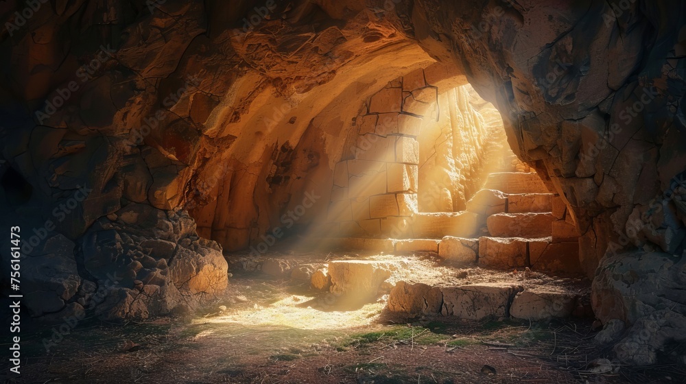 custom made wallpaper toronto digitalCave with Sunlight, Enlightment Concept