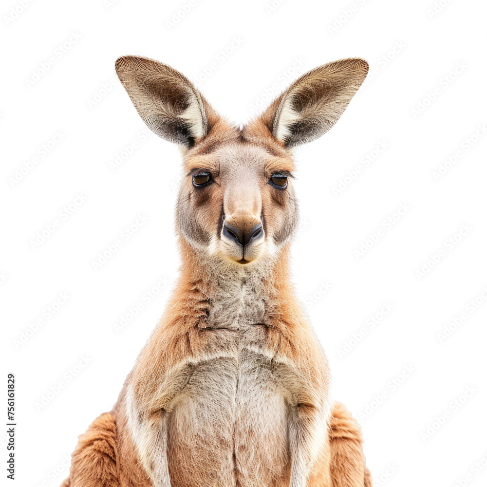Kangaroo isolated on transparent background	