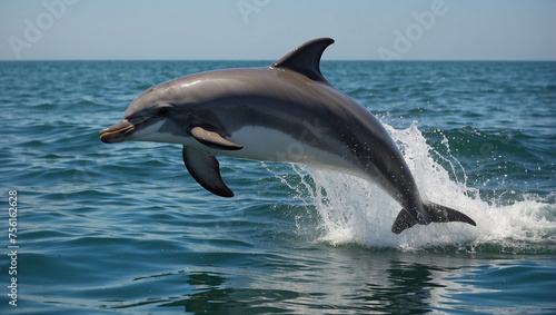 dolphin in the water © Ameerhamza