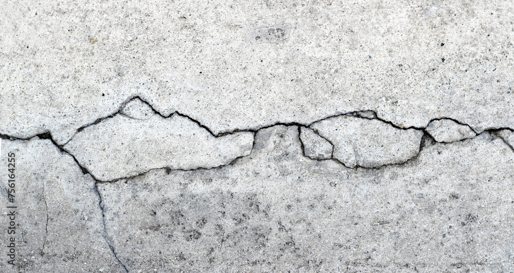 Obraz premium Crack concrete floor texture background.