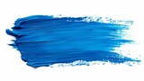 Blue paint brush stroke stain color texture swatch background