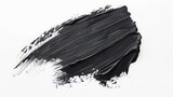 Black paint brush stroke stain color texture swatch background